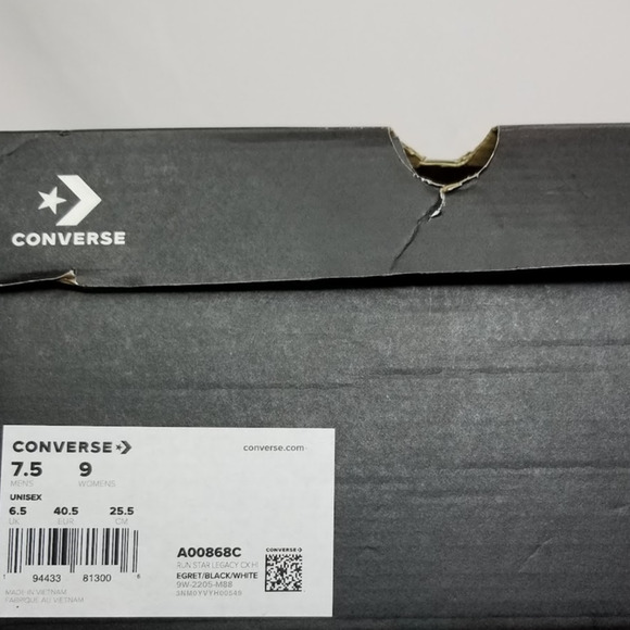 Converse Unisex Run Star Legacy CX High Tops Women's Size 9  A00868C Egret  NWT - Picture 10 of 10